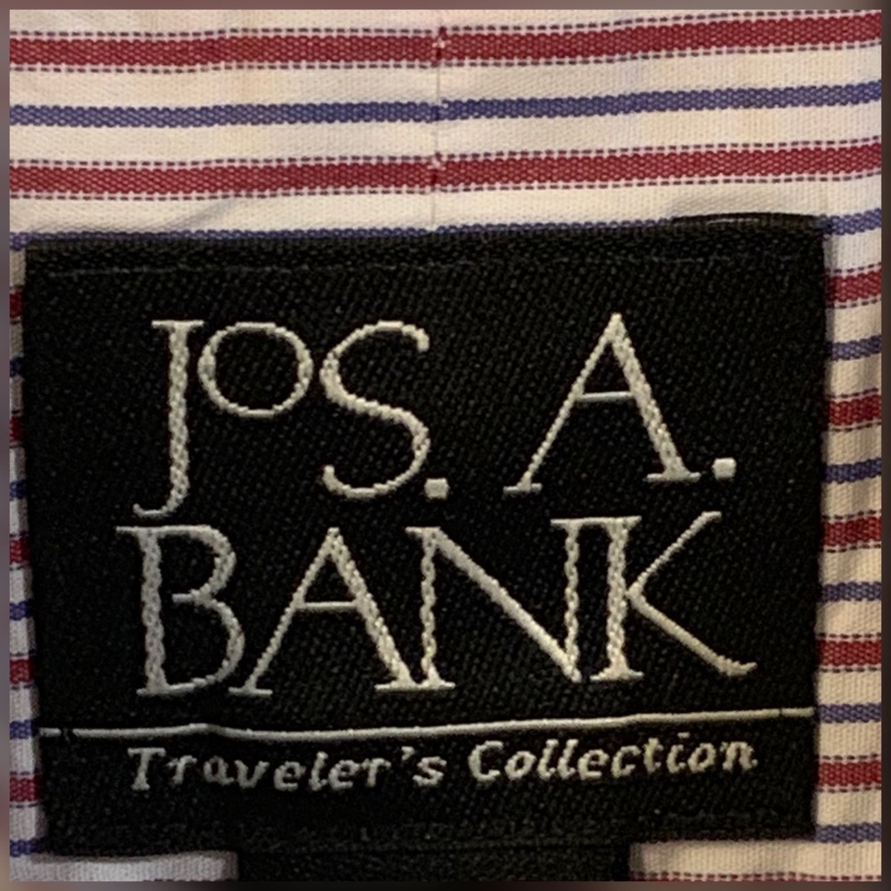 Jos. A. Banls Dress Shirt 17.5 x. 35